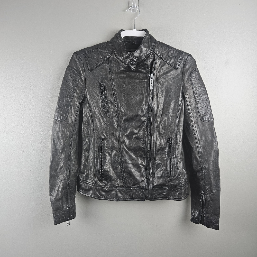 Affliction Limited Edition Black leather jacket - Picture 10 of 10